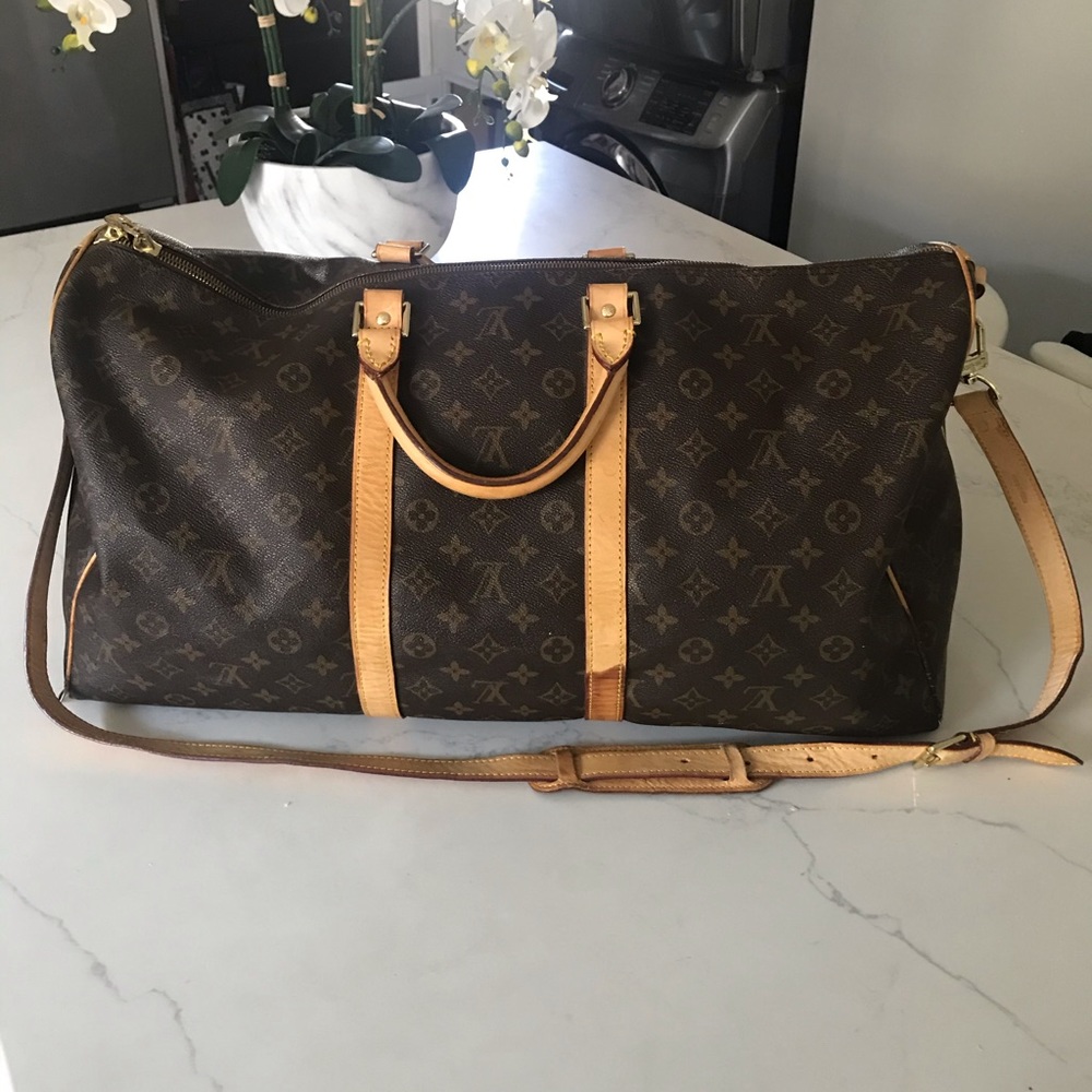 Keepall 55 duffel bag luggage monogram